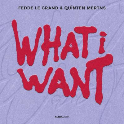 Fedde Le Grand & Qu?nten Mertns What I Want